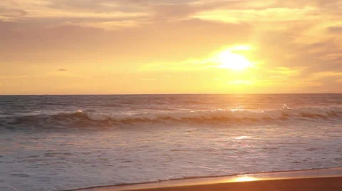 Sunset on the ocean Stock-Footage 52956883