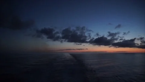 Sunset Ocean Stockbeeldmateriaal 99449026