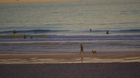 Sunset at the ocean. Video stock 128727883