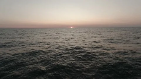 Sunset In The Ocean Stock Footage 150732519