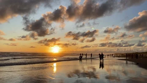 Sunset on Ocean Vídeo Stock 236186968