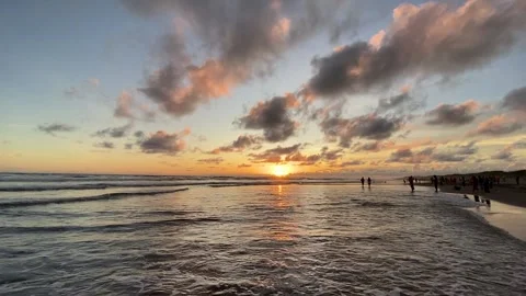 Sunset on Ocean Vídeo Stock 236556335