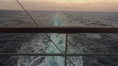 Sunset in ocean Stock Footage 254131364