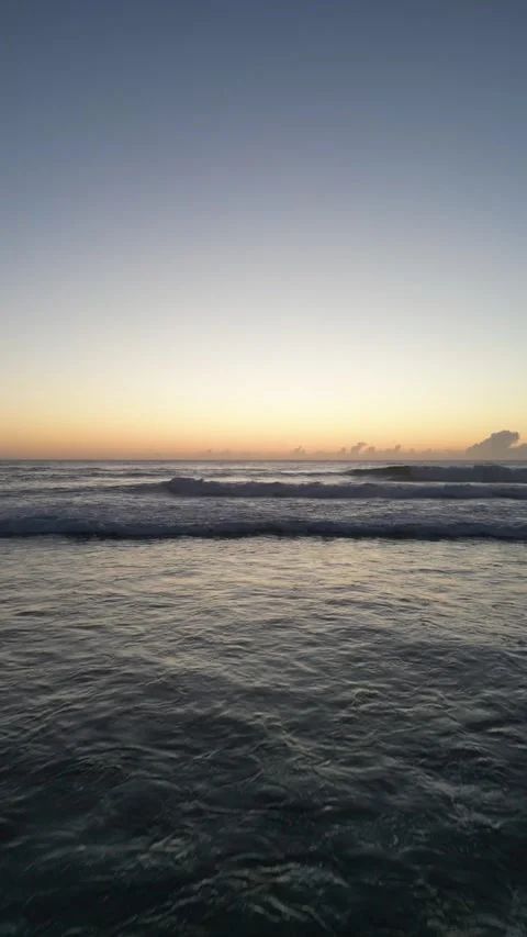 Sunset in ocean Stock Footage 299128132