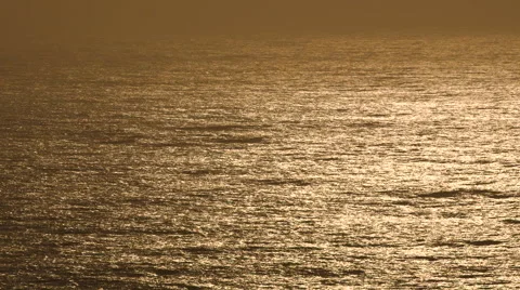Sunset Ocean Glimmer Stock Footage 56196741