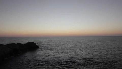 Sunset at the ocean pacific Video stock 84863647