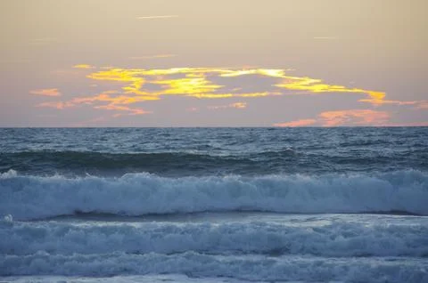 Sunset ocean Stock Photos