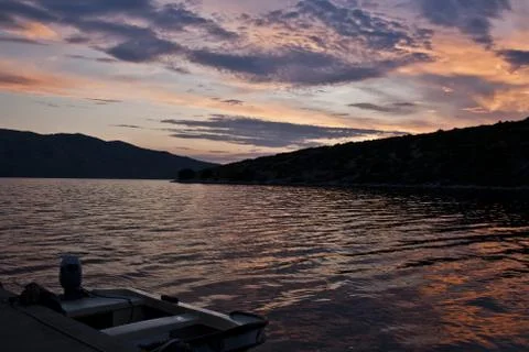 Sunset ocean Stock Photos