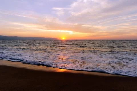 Sunset Ocean Stock Photos