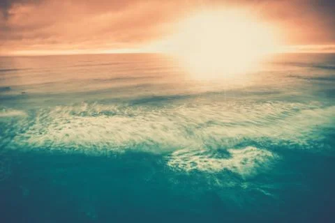 Sunset ocean Stock Photos