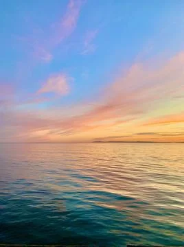 Sunset Ocean Stock Photos