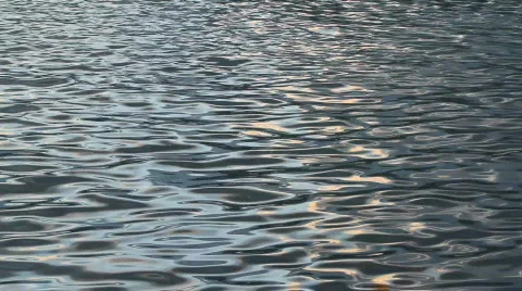 Sunset Ocean Ripples Stock Footage 634491