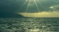 sunset ocean sun rays slow motion HD Footage