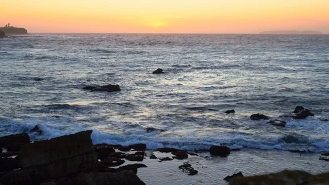 Sunset on the ocean. Sunrise or sunset at ocean 動画素材 116680070