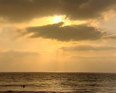 Sunset ocean time-lapse Stock Footage 20512290