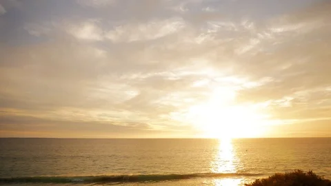 Sunset ocean time-lapse, Perth - Australia Stock Footage 107821402