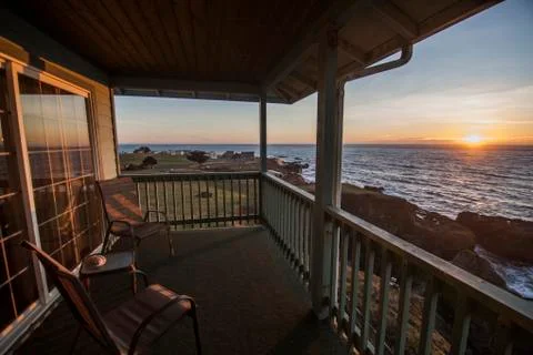 Sunset Ocean View Stock Photos