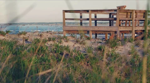 Sunset ocean viewpoint. Video stock 39788301