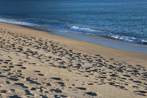 Sunset ocean waves Stock Photos