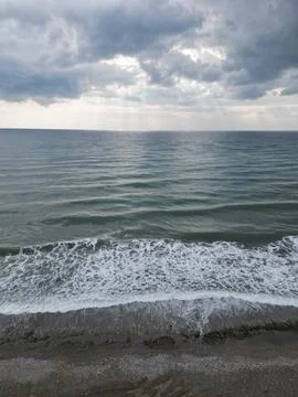 Sunset ocean waves Stock Photos