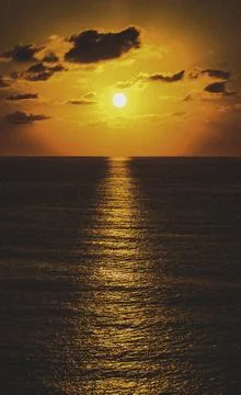 Sunset on the ocean -XR Stock Photos