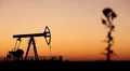 Sunset, Oil Drilling Rig Field, Jack Pumping Unit, Fossil Fuel Energy, Oil Pump HD Footage