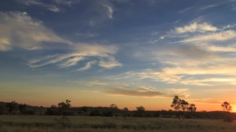 Sunset at the Old Quamby Pub,4k,timelapse Stock Footage 229998187
