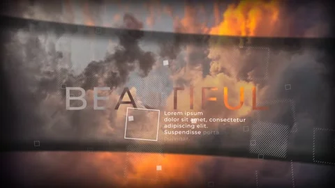 Sunset Opener Stockmateriaal After Effects