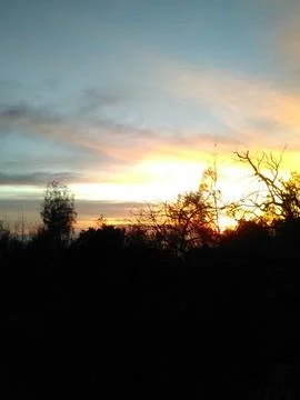 Sunset or Sunrise Stock Photos