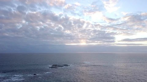 Sunset or Sunset of the Ocean Stock Footage 97158248