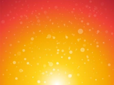 Sunset orange background with white dots Stock-Illustration