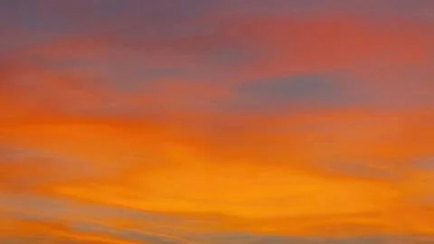 Sunset in orange colors Stock Photos
