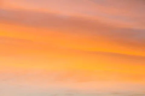 Sunset orange sky background Stock Photos