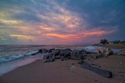 Sunset at Ordu Stock Photos