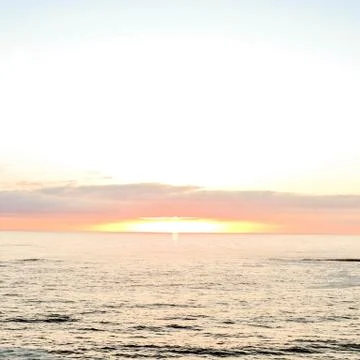 Sunset Oregon Beaches of the Pacific Coast Stock Photos