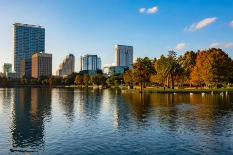 Sunset at Orlando Stock Photos
