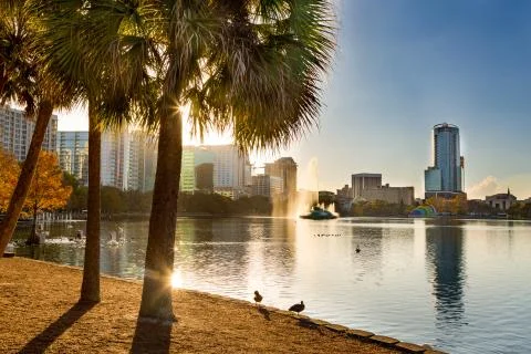 Sunset at Orlando Stock Photos