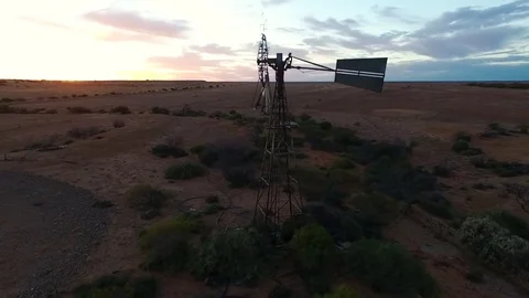 Sunset in outback south australia Stock Footage 73253554