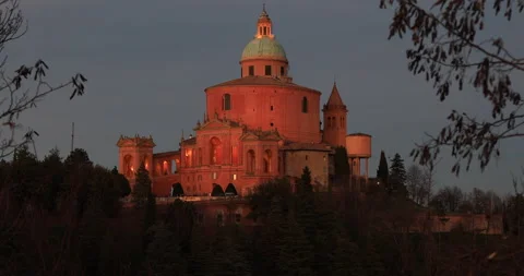 Sunset ove the Sanctuary Stock Footage 170861257