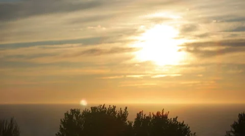Sunset over the Adriatic Sea Stock Footage 52547247