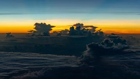 Sunset Over Africa Stock Photos