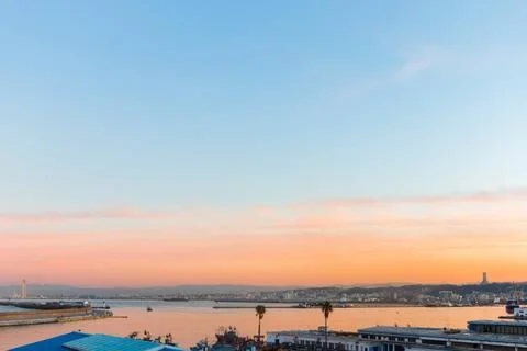 Sunset over Algiers Stock Photos