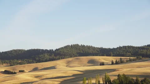 Sunset over alpine landscape Stock-Footage 287049348