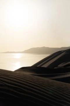 Sunset over Arher beach at eastern Socotra, Yemen, taken in November 2021 Stock Photos