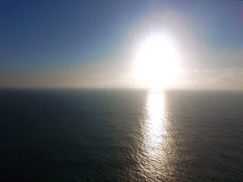 Sunset over the Atlantic ocean 스톡 동영상 74691722