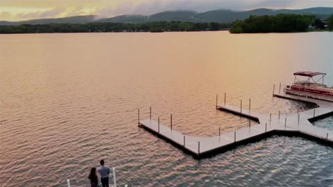 Sunset over the Berkshires Stock Footage 202618799