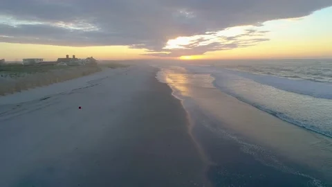 A sunset over a body of water Stock Footage 155515017