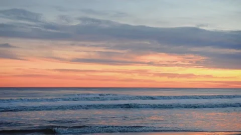 A sunset over a body of water Stock-Footage 156024594