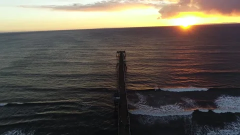 A sunset over a body of water 動画素材 156341364