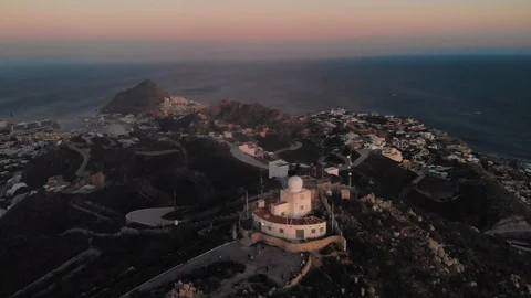 Sunset over Cabo San Lucas Video stock 117814599